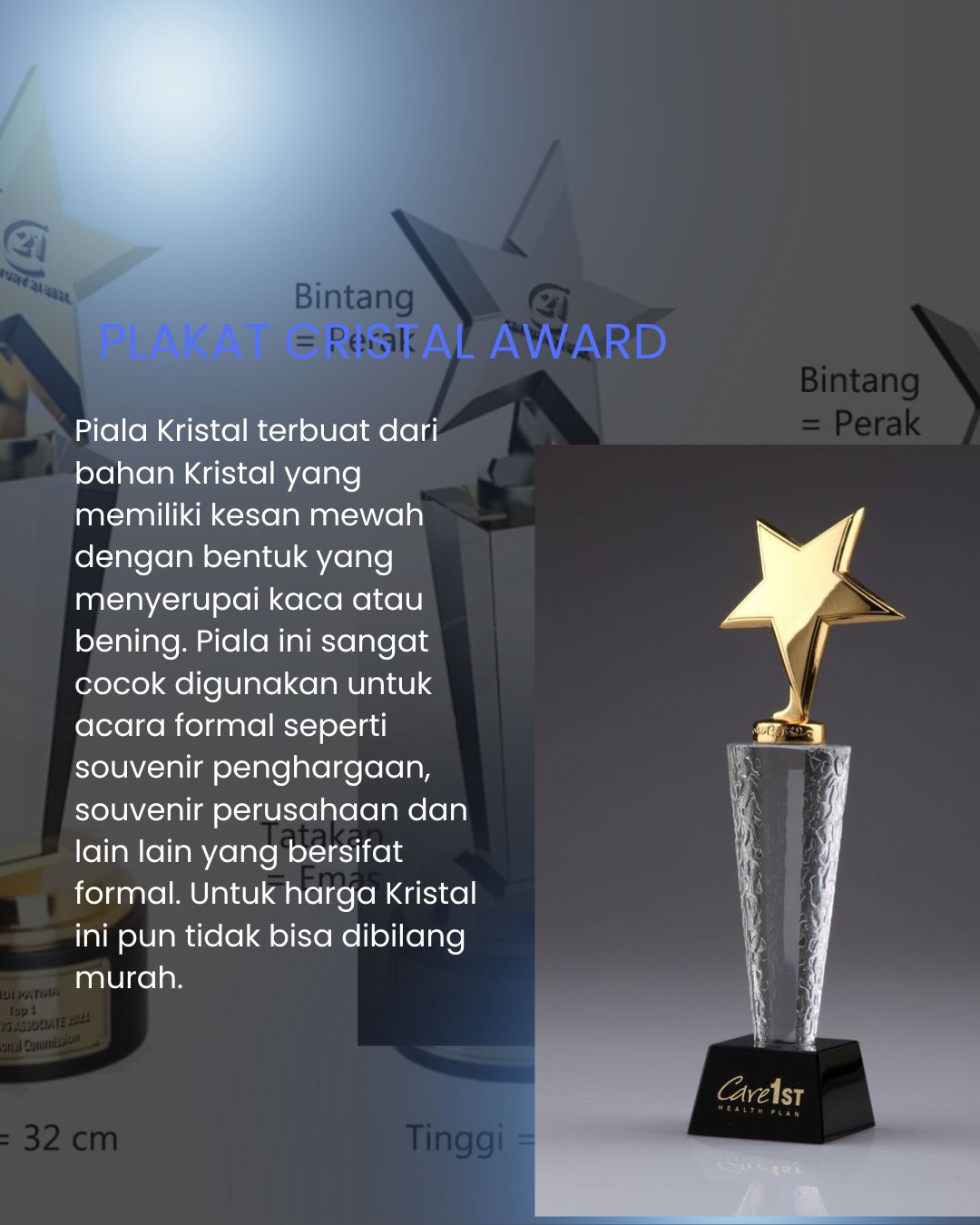 Jasa Pembuatan Plakat Kristal Jakarta Barat