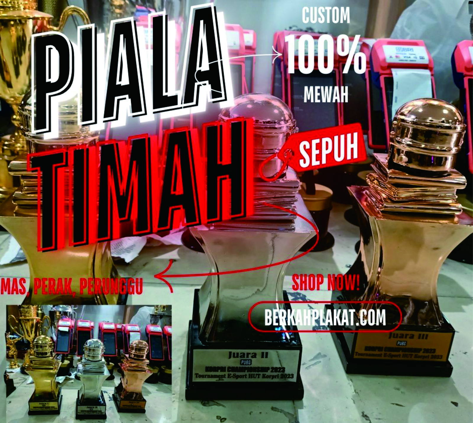 Pembuatan Piala Timah Terdekat Joglo Jakarta Barat