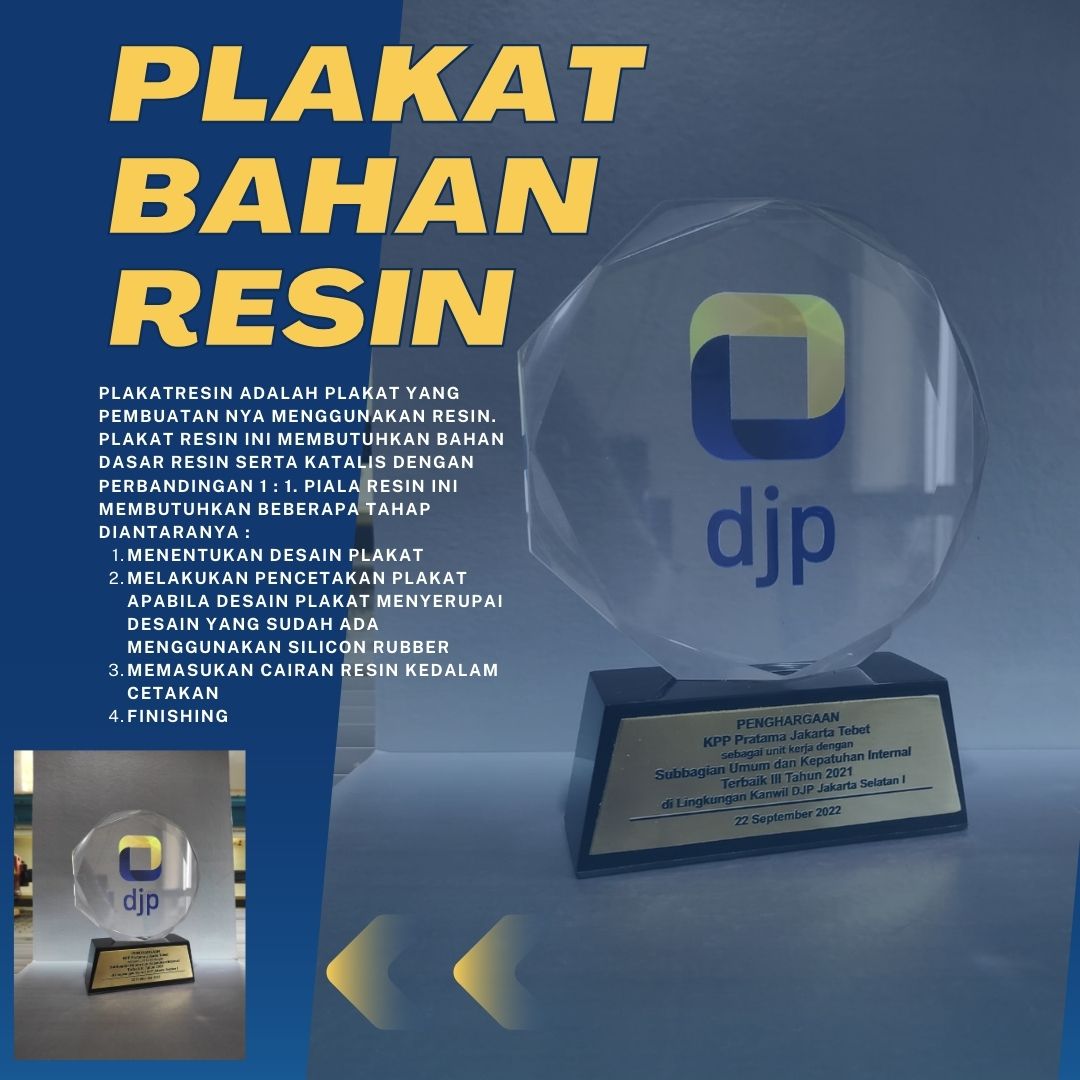 Pembuatan Plakat Resin Terdekat Jakarta Barat
