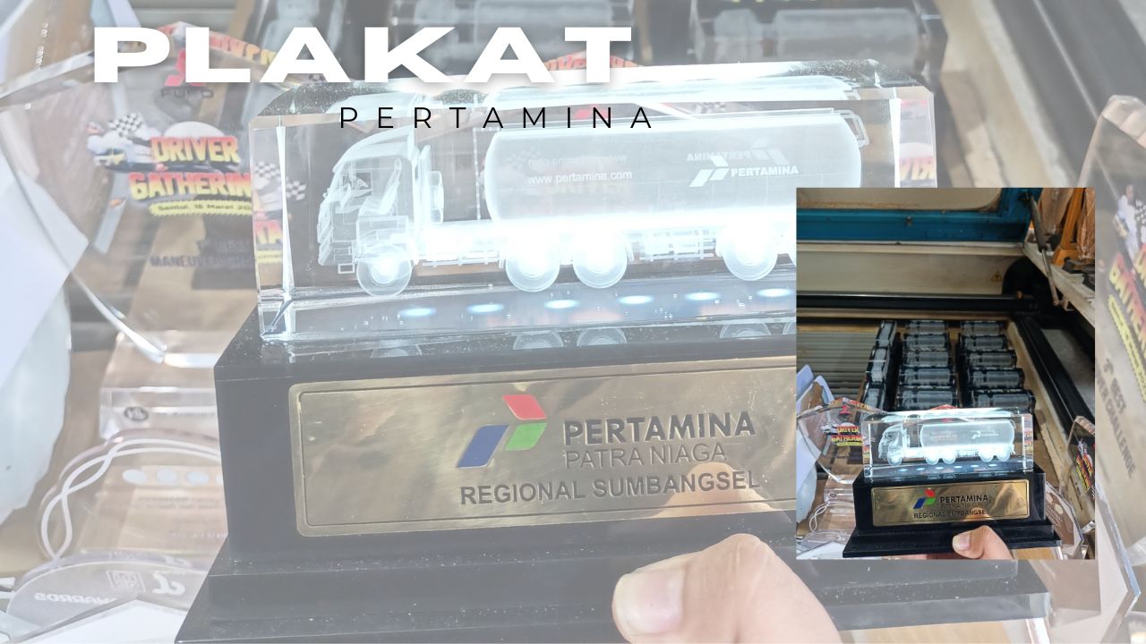 Pertamina Plakat Kristal Murah Terdekat Jakarta Barat