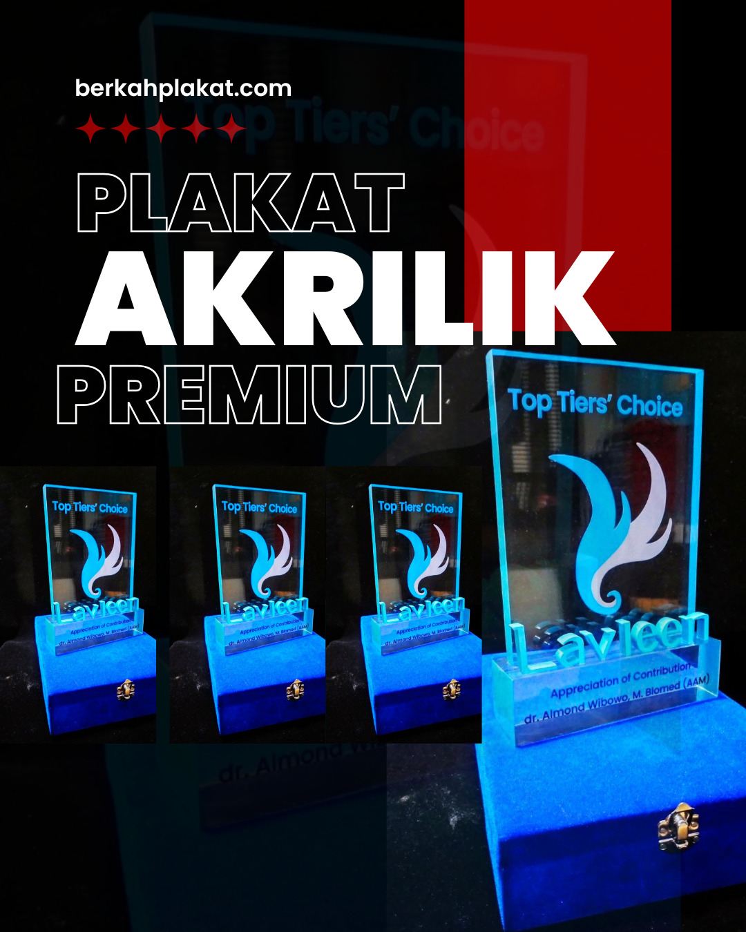 Plakat Akrilik Custom Premium Terdekat Jakarta