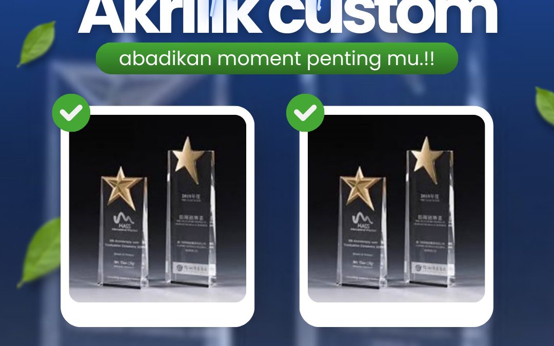 Custom Plakat Akrilik Terdekat