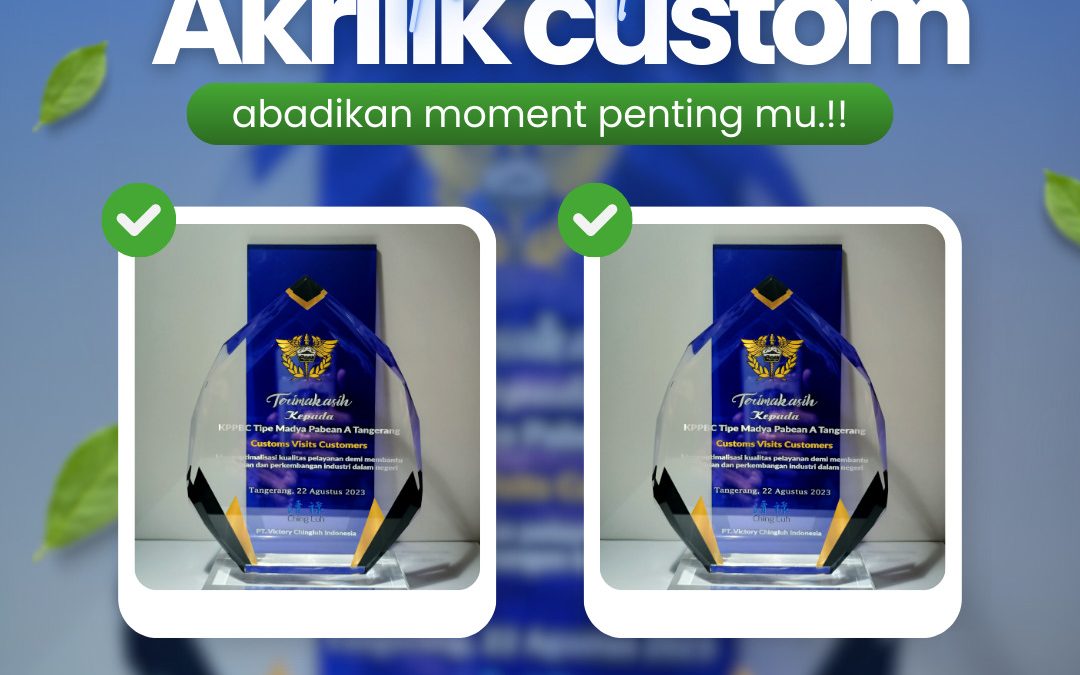 Jual Plakat Akrilik Custom