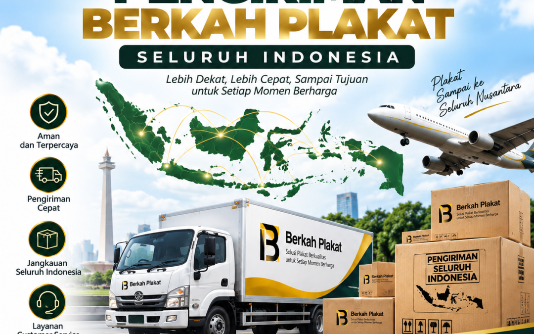 layanan pengiriman berkah plakat
