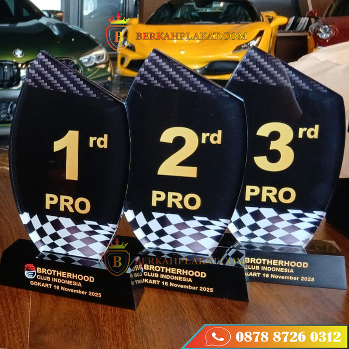 Plakat akrilik custom jakarta