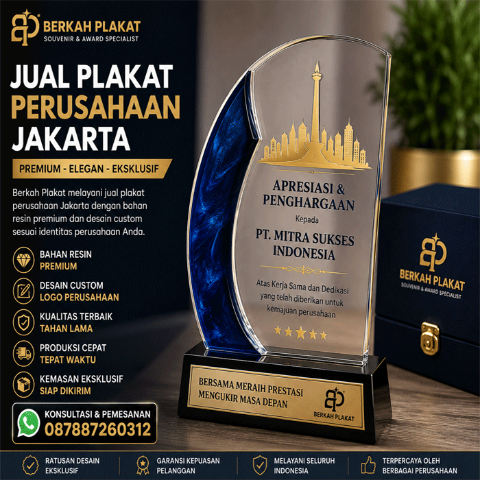jual plakat perusahaan jakarta