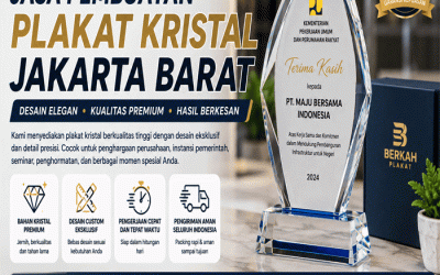 Jasa Pembuatan Plakat Kristal Jakarta Barat