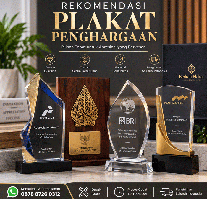 Rekomendasi Plakat Penghargaan Perusahaan