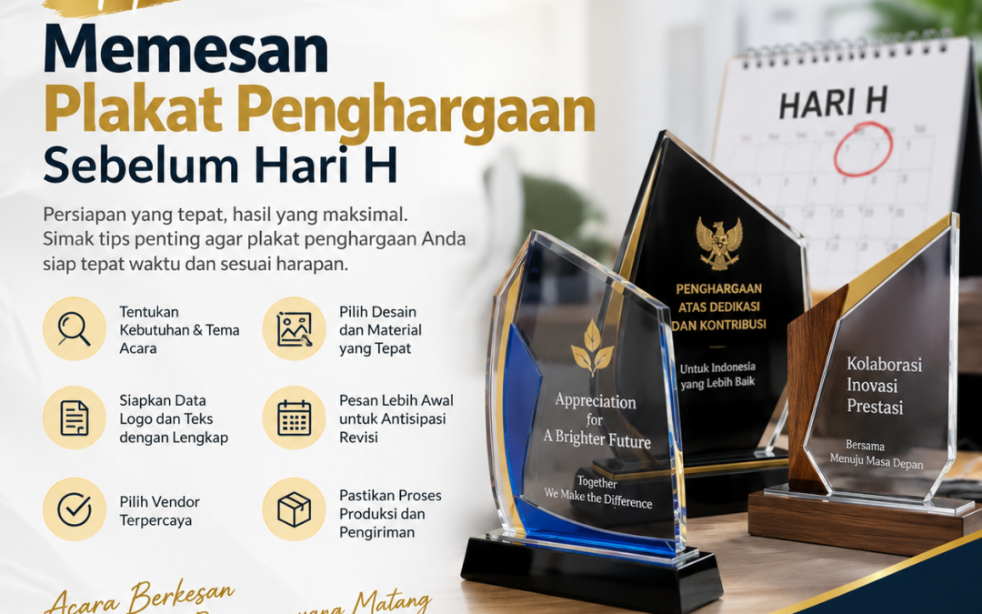 tips memesan plakat penghargaan
