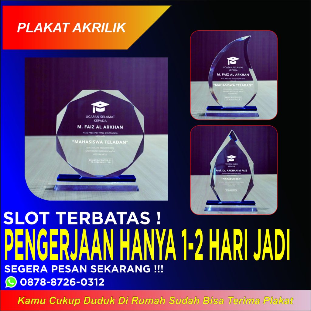 Plakat Akrilik Cepat Jadi