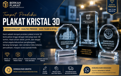 Tempat Produksi Plakat Kristal 3D