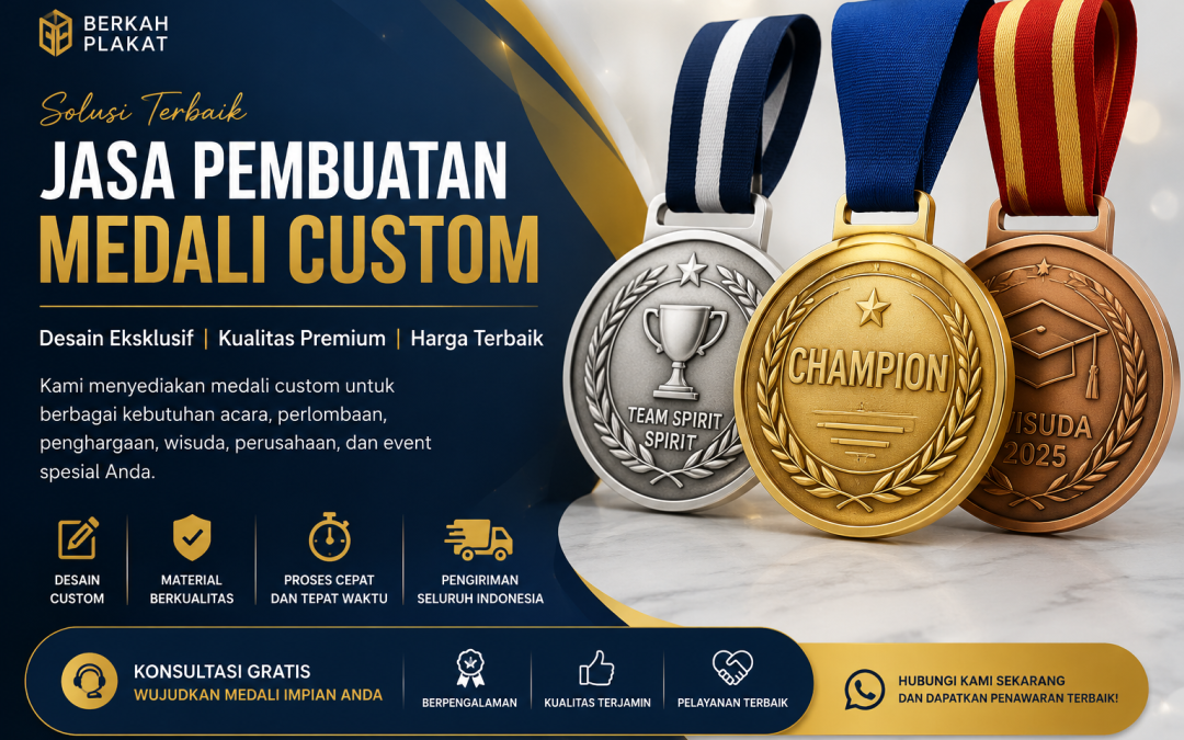 jasa pembuatan medali custom