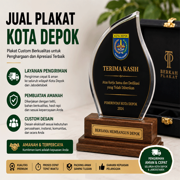 jual plakat kota depok